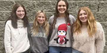 From left, Penn State DuBois students Abigail Morgo, Madee Finalle, Rachel Allegretto and Ella Wilson will represent the campus at THON 2024.

Credit: Penn State