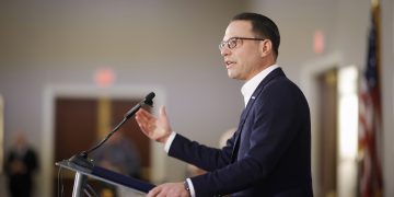 Gov. Josh Shapiro in Harrisburg, Pennsylvania in November 2023.

Commonwealth Media Services