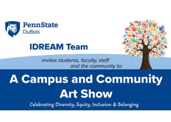 The IDREAM Team at Penn State DuBois will host a campus and community art show on Feb. 28 from 4 p.m. to 7 p.m. at the PAW Center.

Credit: Penn State