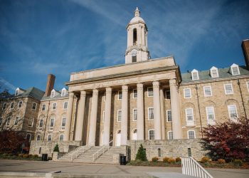 The Old Main building on Penn State’s State College campus.

Georgianna Sutherland / For Spotlight PA