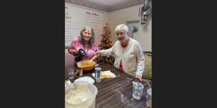 Baking is among the many activities offered at Penn Highlands Adult Day Services.