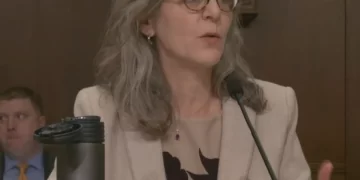 Debra Bogen, acting secretary of the Department of Health, testifies in front of the Senate Appropriations Committee hearing on March 7, 2024.

Pennsylvania Senate