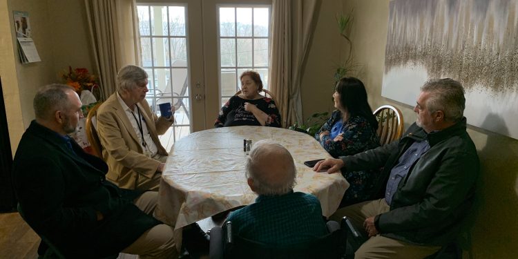 Clearfield County Commissioners Dave Glass, John Sobel and Tim Winters visited with recipients of Meals on Wheels and More on Monday in celebration of “March for Meals”. The commissioners have signed a proclamation declaring March 2024 as “March for Meals Month”.