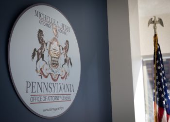 A sign for the Pennsylvania Office of Attorney General.


Commonwealth Media Services