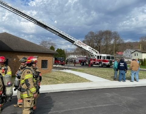 Local fire companies and EMS teams toured the new Penn Highlands Ridgway Community Medical Building and conducted drills at the site which is slated to open this spring.