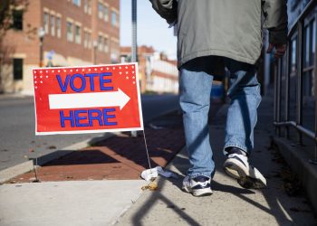 Pennsylvania voters take to the polls in Harrisburg on Election Day, Nov. 8, 2022.

Amanda Berg / For Spotlight PA