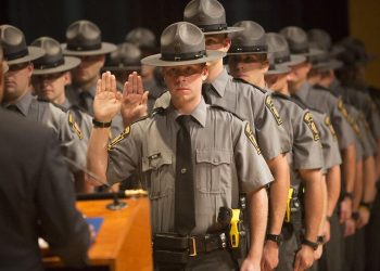 The Pennsylvania State Police 142nd Cadet Class graduates from the academy on September 4, 2015.

The Office of Governor Tom Wolf | Flickr