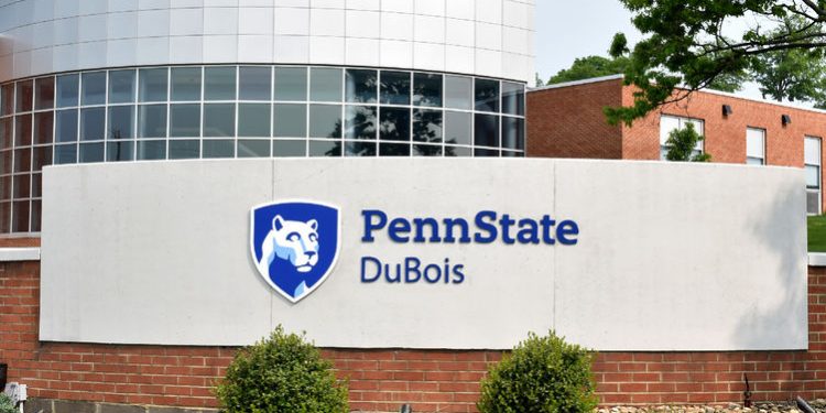 One of the campus entrance markers at Penn State DuBois.

Credit: Penn State