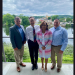 L to R: Michael Peduzzi, President and CEO of CNB Bank. Peter Smith, outgoing Chairperson and retiring Board Member. Renee Richard, retiring Board Member. Jeffrey Powell, current Chairperson of the Board of Directors, CNB Bank. (Provided Photo).