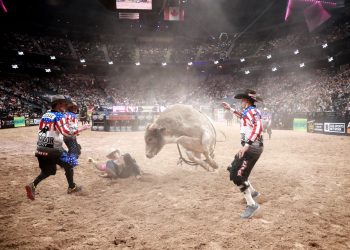 The 2017 Professional Bull Riders Built Ford Tough World Finals at T-Mobile Arena in Las Vegas, Nevada.

Bob Bushell / U.S. Customs and Border Protection