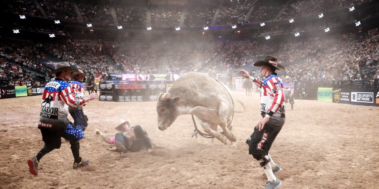 The 2017 Professional Bull Riders Built Ford Tough World Finals at T-Mobile Arena in Las Vegas, Nevada.

Bob Bushell / U.S. Customs and Border Protection