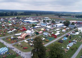 The Ag Progress Days site encompasses nearly 150 acres featuring commercial and educational exhibits, demonstrations, presentations and other activities for visitors of all ages. Credit: Michael Houtz, College of Agricultural Sciences. All Rights Reserved.