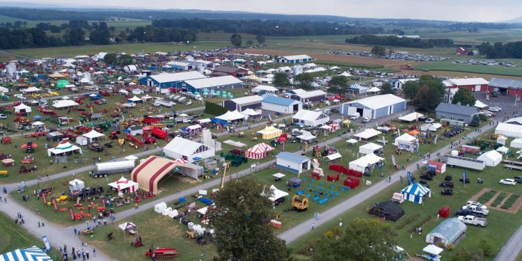 The Ag Progress Days site encompasses nearly 150 acres featuring commercial and educational exhibits, demonstrations, presentations and other activities for visitors of all ages. Credit: Michael Houtz, College of Agricultural Sciences. All Rights Reserved.