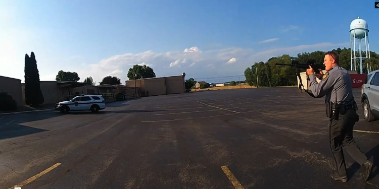 Local Pennsylvania police officers scramble after shots were fired at the July Trump rally in Butler.

Screenshot / Butler Township Police Department