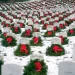 Photo is courtesy of Wreaths Across America.