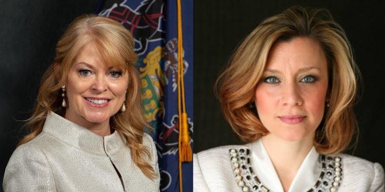 Treasurer candidates Stacy Garrity (Republican) and Erin McClelland (Democrat)

Courtesy of candidate Facebook pages