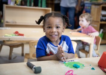 A child sits at a table at an early learning center in Pittsburgh.

Commonwealth Media Services