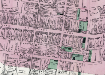 An 1872 map of Shippensburg.

Dickinson College archives