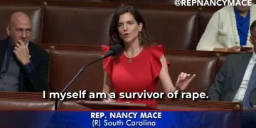 U.S. Rep. Nancy Mace, R-SC, says debate on her bill, the Violence Against Women by Illegal Aliens Act, "is shameful."

US Rep. Nancy Mace, R-SC, via X