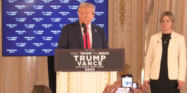 Former President Donald Trump speaks at a press conference at his Mar-a-lago resort in Palm Beach, Fla. on Tuesday, Oct. 29, 2024.

Donald J. Trump | Facebook