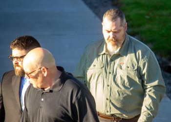 Jeremy Dailey Arrives at Clarion County Complex Center for the third day of his murder trial on October 21. Gavin Fish/EYT Media.