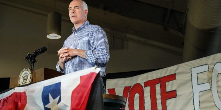 U.S. Sen. Bob Casey Jr., speaking at a campaign rally in Scranton, Pa. on Nov. 4, 2024.

Bob Casey | Facebook