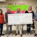 A 2024 Clearfield County Charitable Foundation Community Project Grant is presented to the Clearfield YMCA Summer Day Camp Program to pay for the remodeling project of the day camp room.    Pictured, from left, are: CCCF Grant Committee Chair Lisa Kovalick, YMCA Executive Director Brian McDonald, CCCF Board Chair Jeb Soult, Summer Day Camp Program Director Karter Bell and CCCF Board Member Shayne Lumadue.  