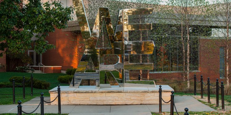 The We Are sculpture at Penn State University Park. Credit: Penn State. Creative Commons